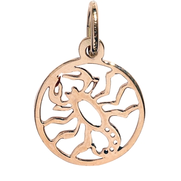 Stjernetegn i Guld med Skorpion