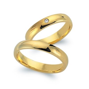 Vielsesringe i 14 kt. Guld