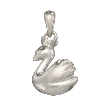 Vedhæng i Sølv m. svane