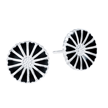 Marguerit ørestikker i Sølv