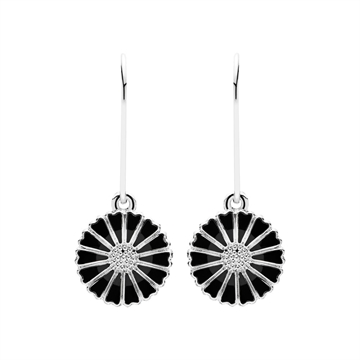 Marguerit ørehænger sølv 11 mm