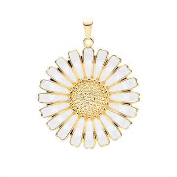 Forgyldt Marguerit vedhæng