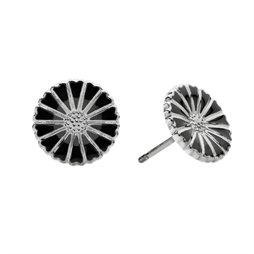 Marguerit ørestikker rhodineret 11 mm