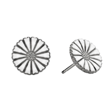 Marguerit ørestikker i Sølv