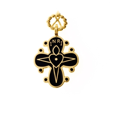 Forgyldt Dagmarkors i Sølv