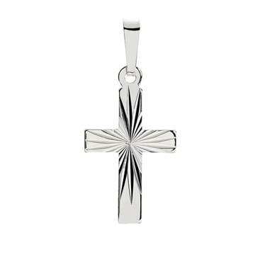 Vedhæng sølv m. kors