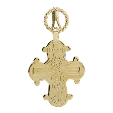 Forgyldt Dagmarkors i Sølv