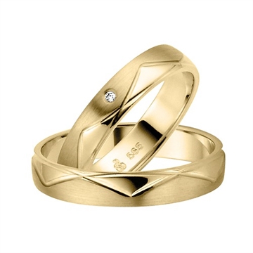 Vielsesringe i 8 kt. Guld 