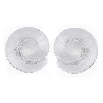 Runde ørestikker i sølv