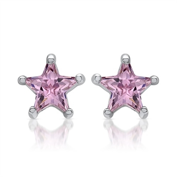 Ørestikker i Sølv m. stjerner