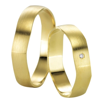 Vielsesringe i 8 kt. Guld