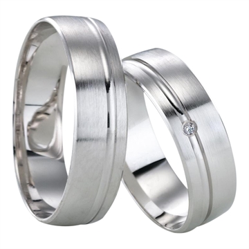 Vielsesringe i Hvidguld