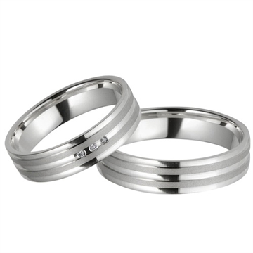 Vielsesringe i Hvidguld