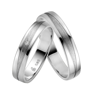 Vielsesringe i Hvidguld