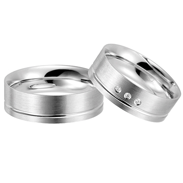 Vielsesringe i Sølv