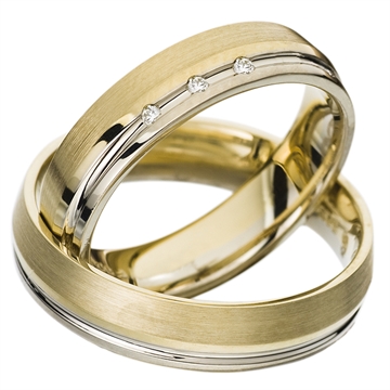 Vielsesringe i guld og hvidguld