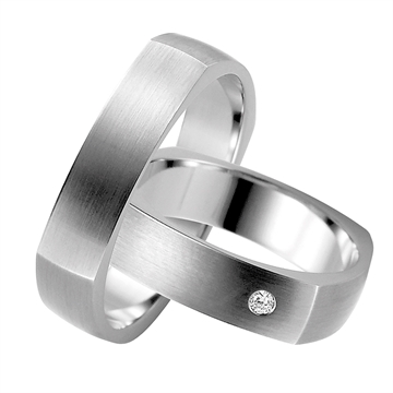 Vielsesringe i Sølv