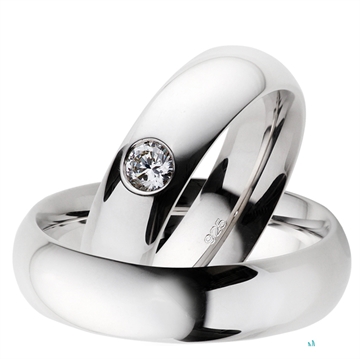 Vielsesringe i Sølv