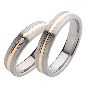 Vielsesringe i Sølv & Guld