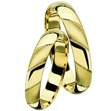 Vielsesringe i 8 kt. Guld