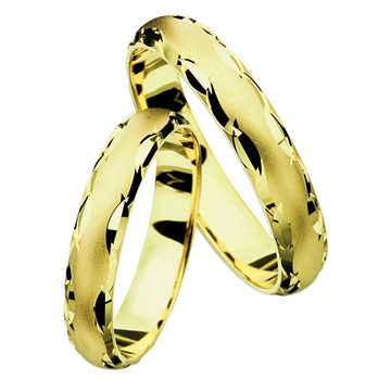 Vielsesringe i 8 kt. Guld