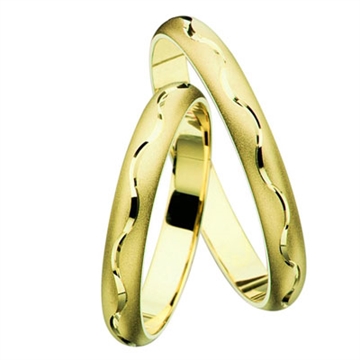 Vielsesringe i 8 kt. Guld