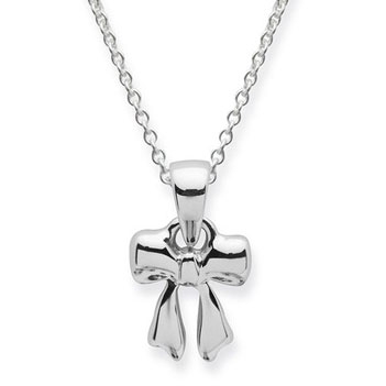 Vedhæng sølv m. sløjfe