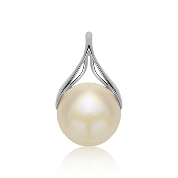 Vedhæng i sølv med perle