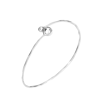 Armring i Sølv m. zirkonia