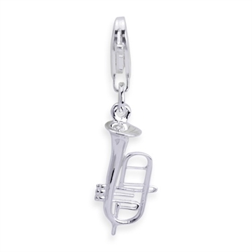 Charm sølv m. stjerne