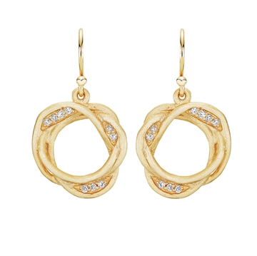 Forgyldt ørehænger