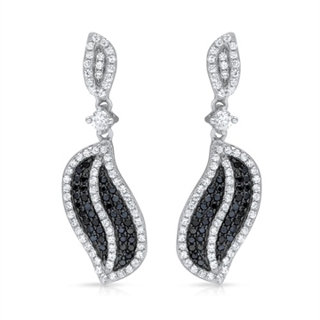 Ørestikker sølv m. zirkonia