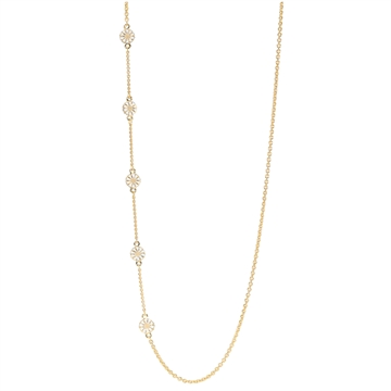 Marguerit collier forgyldt