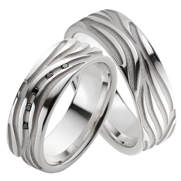 Vielsesringe i Sølv