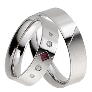 Vielsesringe i Sølv