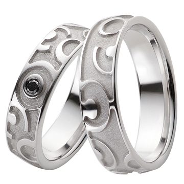 Vielsesringe i Sølv