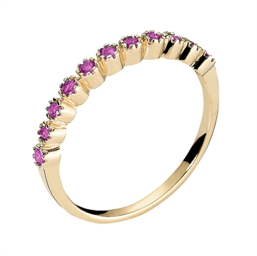 Alliancering i Guld m. rubin