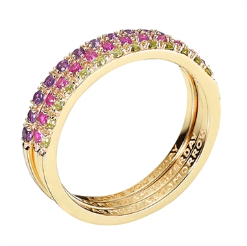 Ring i Guld med sten