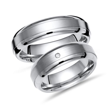 Vielsesringe i Titanium