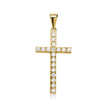 Vedhæng 8 kt. guld m. kors