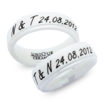 vielsesringe i keramik