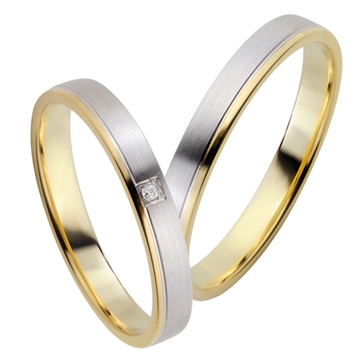 Vielsesringe 14  kt. guld