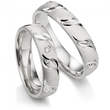 Vielsesringe i Sølv