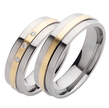 Vielsesringe i Sølv & Guld