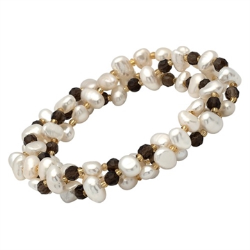 Armbånd m. perler