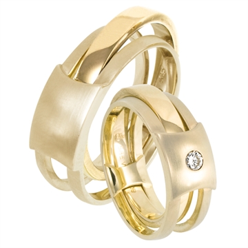 Vielsesringe i 14 kt. Guld