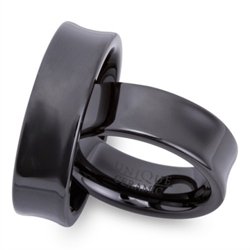 Vielsesringe keramik udv. gravering