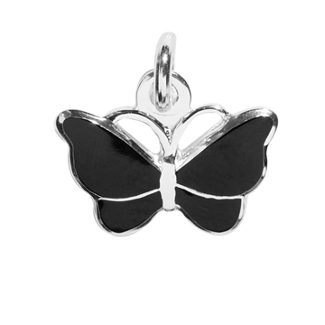 Vedhæng i Sølv m. sommerfugl