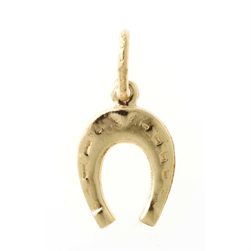 Vedhæng i Guld med hestesko