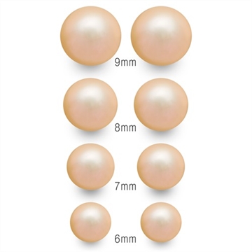 Ørestikker i Sølv  m. perler